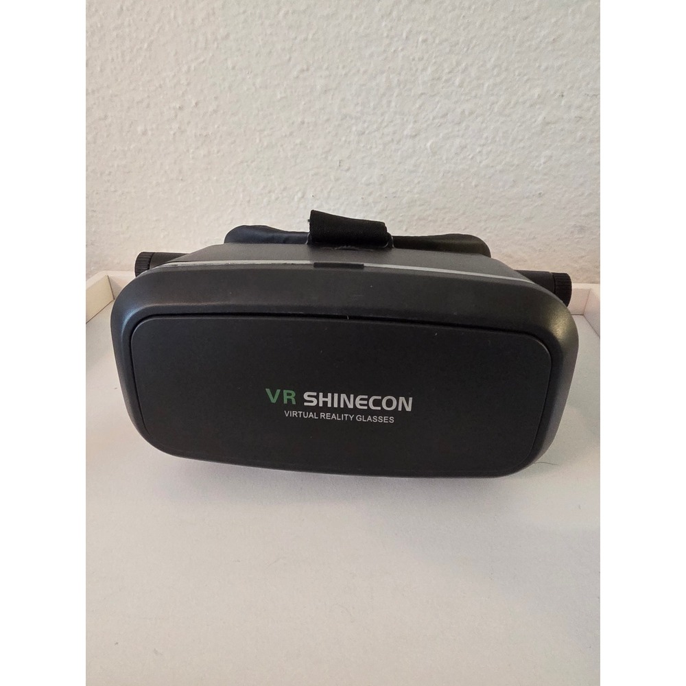 VR Shinecon Virtual Reality Glasses Black VR Headset with Bluetooth Remote
